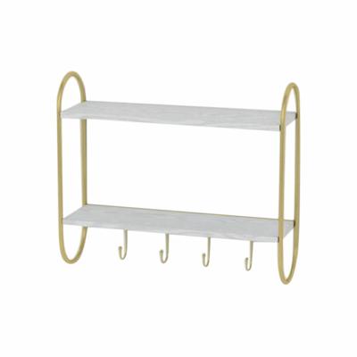 Wandkapstok DKD Home Decor Metaal MDF Glam (50 x 15 x 43 cm)