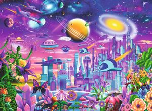 Ravensburger Cosmic City Legpuzzel 200 stuk(s) Fantasie