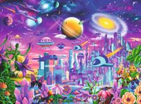 Ravensburger Cosmic City Legpuzzel 200 stuk(s) Fantasie - thumbnail