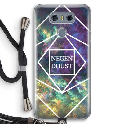 Negenduust ruimte: LG G6 Transparant Hoesje met koord