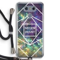 Negenduust ruimte: LG G6 Transparant Hoesje met koord