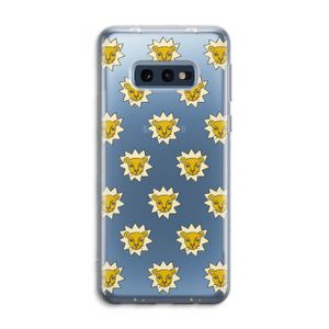 Leeuwenkoppen: Samsung Galaxy S10e Transparant Hoesje