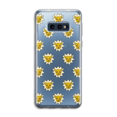 Leeuwenkoppen: Samsung Galaxy S10e Transparant Hoesje