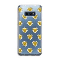 Leeuwenkoppen: Samsung Galaxy S10e Transparant Hoesje Leeuwenkoppen: Samsung Galaxy S10e Transparant Hoesje