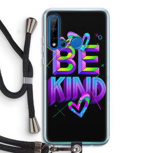 Be Kind: Huawei P20 Lite (2019) Transparant Hoesje met koord