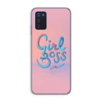 Girl boss: Samsung Galaxy A03s Transparant Hoesje