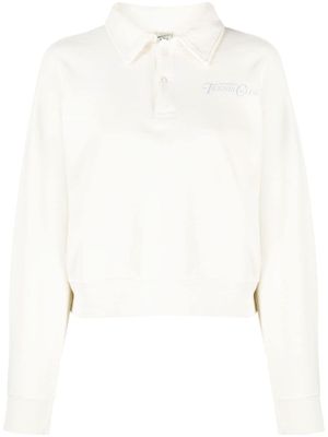 Sporty & Rich sweat en coton à logo imprimé - Tons neutres