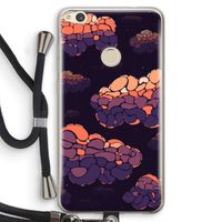 Patroon Wolken: Huawei Ascend P8 Lite (2017) Transparant Hoesje met koord