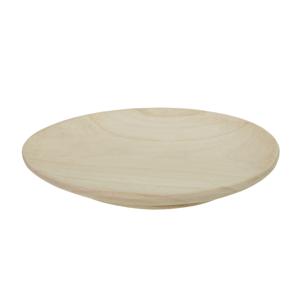 Tafeldecoratie schaal/plateau - hout - D20 x H2 cm