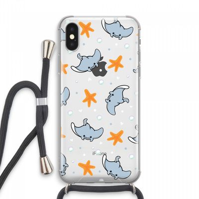 Manta: iPhone XS Max Transparant Hoesje met koord