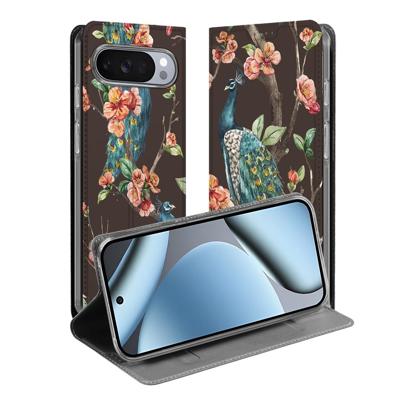 Book Cover Google Pixel 10 | Pixel 10 Pro Pauw met Bloemen