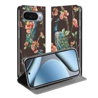 Book Cover Google Pixel 10 | Pixel 10 Pro Pauw met Bloemen