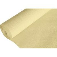 Tafelkleed damast papier 118cm x8 meter vanille 1 rol
