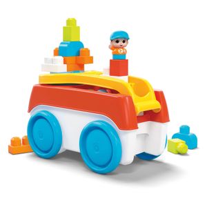 Mega Bloks Block Spinning Bolderkar met Bouwblokken