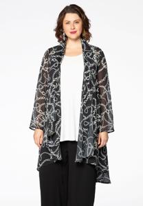 Yoek Vest TIFFANY | Zwart | Maat 50/52