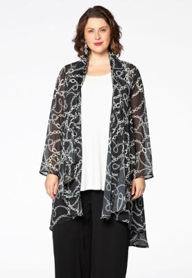 Yoek Vest TIFFANY | Zwart | Maat 54/56