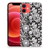 iPhone 12 Mini | TPU Case | Black Flowers