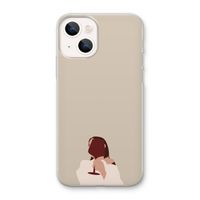 I drink wine: iPhone 13 mini Transparant Hoesje