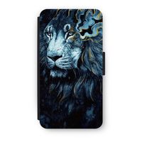 Darkness Lion: iPhone X Flip Hoesje