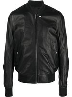 Rick Owens veste bomber en cuir - Noir - thumbnail