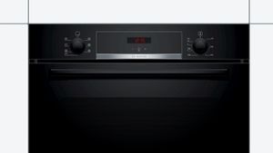 Bosch Serie 4 HBA513BB1 oven 71 l 3400 W A Zwart, Roestvrijstaal