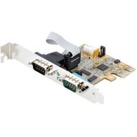 StarTech.com 2 Port PCI Express RS232 Seriële Kaart, PCIe RS232 Serial Host Controller Kaart, PCIe