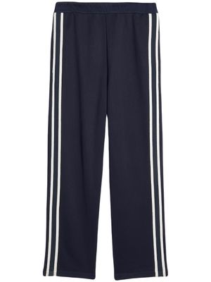 AMI Paris pantalon de jogging à rayures latérales - Bleu
