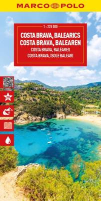 Wegenkaart - landkaart Costa Brava - Pyreneen - Baskenland | Marco Polo