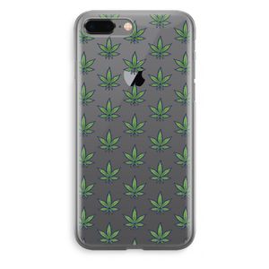Weed: iPhone 8 Plus Transparant Hoesje