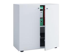 VCM Kantoorkast Lona (Openslaande deuren, Wit, L)