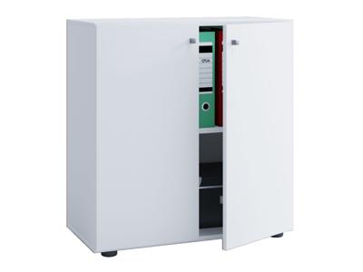 VCM Kantoorkast Lona (Openslaande deuren, Wit, L)