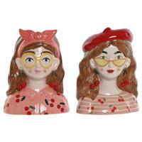 Grondlegger Home ESPRIT Multicolour Dolomite Stads 21 x 14,5 x 27 cm (2 Stuks)