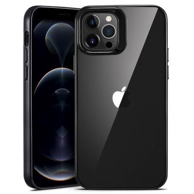 iPhone 12 Pro Max Halo Clear Case - Black