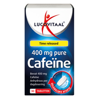 Lucovitaal Pure Cafeïne 400 mg Tabletten - thumbnail