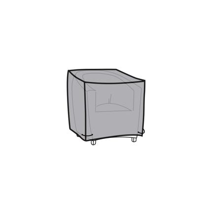 Stoelhoes DKD Home Decor Zwart Donker grijs 100 x 100 x 80 cm