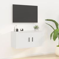 Tv-wandmeubel 80x34,5x40 cm wit