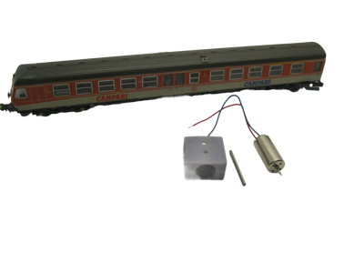 micromotor NF005G motor ombouwset voor Fleischmann BR 614 Triebwagenzug