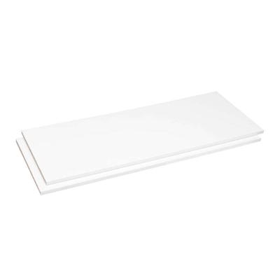 Leen Bakker - Legplankenset Sprint (2 Stuks) - 94,5 Cm - Spaanplaat - Wit - B94.5 Cm