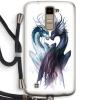 Yin Yang Dragons: LG K10 (2016) Transparant Hoesje met koord