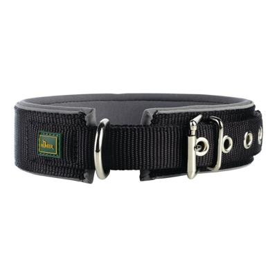 Hondenhalsband Hunter Neoprene Reflect Zwart
