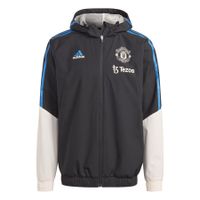 Manchester United Trainingsjas Condivo 22 All Weather - Zwart/Roze/Blauw - thumbnail