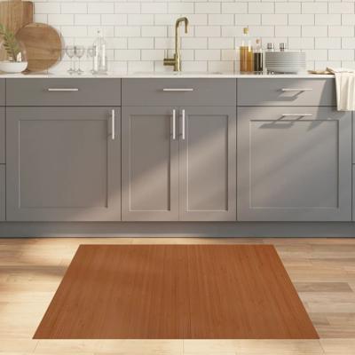 VidaXL Vloerkleed rechthoekig 100x100 cm bamboe bruin