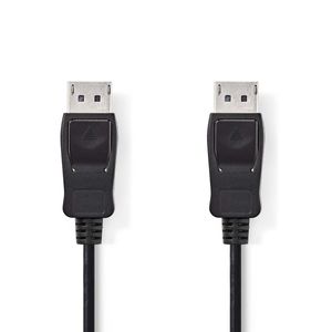 Nedis DisplayPort-Kabel | DisplayPort Male | DisplayPort Male | 2 m | 1 stuks - CCGB37010BK20 CCGB37010BK20