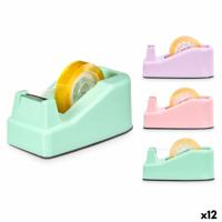Plakbanddispenser Pincello Groen Paars Roze 10 x 21,5 x 4,5 cm (12 Stuks)