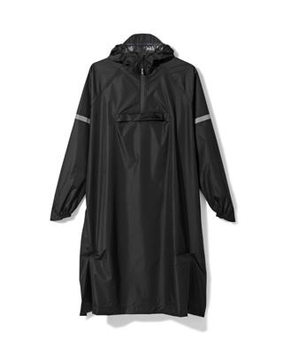 HEMA Regenponcho voor volwassen lichtgewicht zwart (zwart)