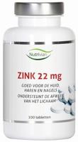 Nutrivian Zink methionine 22mg 100 Tabletten