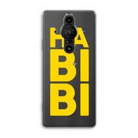 Habibi Majorelle : Sony Xperia Pro-I Transparant Hoesje