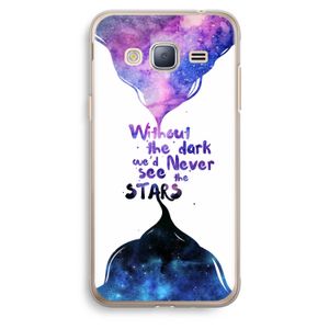 Stars quote: Samsung Galaxy J3 (2016) Transparant Hoesje