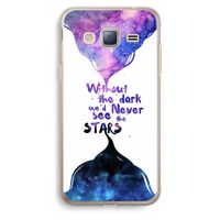 Stars quote: Samsung Galaxy J3 (2016) Transparant Hoesje