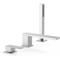 Badrand kraan Tres Cuadro | Inbouw | Mengkraan | 2-weg | Vierkant | Chroom